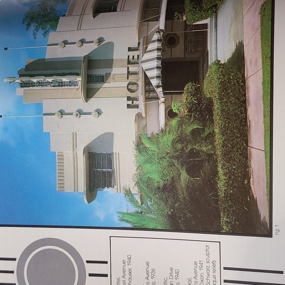 Vintage 1980s Tropical Deco Softcover Book Architecture & Design of Miami Beach - Picture 8 of 9